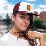 Harry Potter | Gryffindor QUIDDITCH™  Crest Trucker Hat<br><div class="desc">Represent the bravest of the Hogwarts houses with this vintage design from the world of Harry Potter. A classic tartan that's Quidditch themed, complete with broomsticks and that wondrous golden snitch. Inspired by the hit kid’s series and the mind of J.K. Rowling, this colourful, chequered pattern represents all the values...</div>