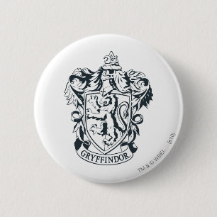 Harry Potter Gryffindor Stencil Sketch 6 Cm Round Badge