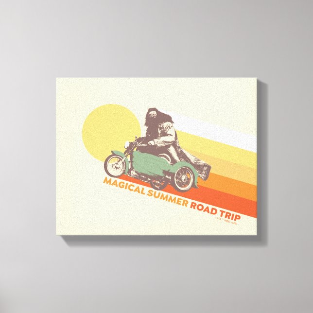 HARRY POTTER™ | Hagrid Magical Summer Road Trip Canvas Print (Front)