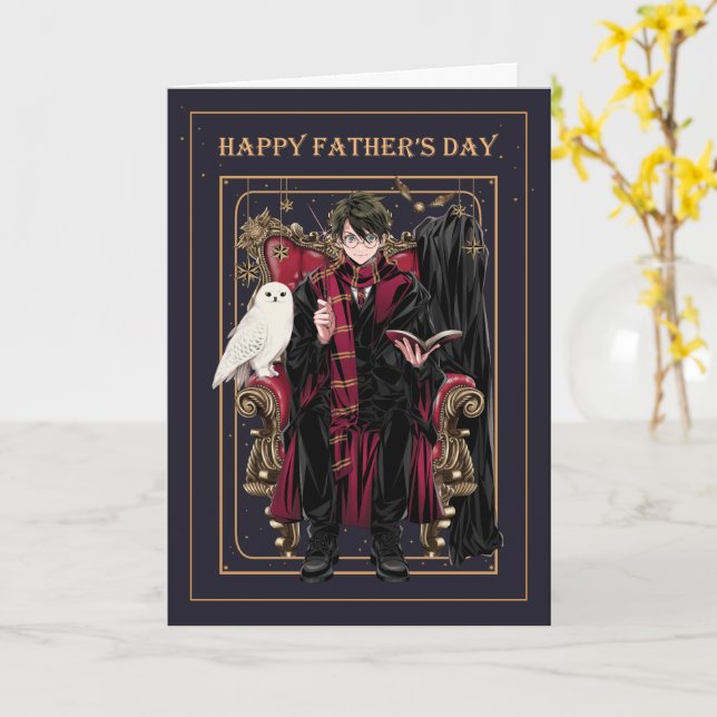 HARRY POTTER™ Happy Father's Day Card (Yellow Flower)