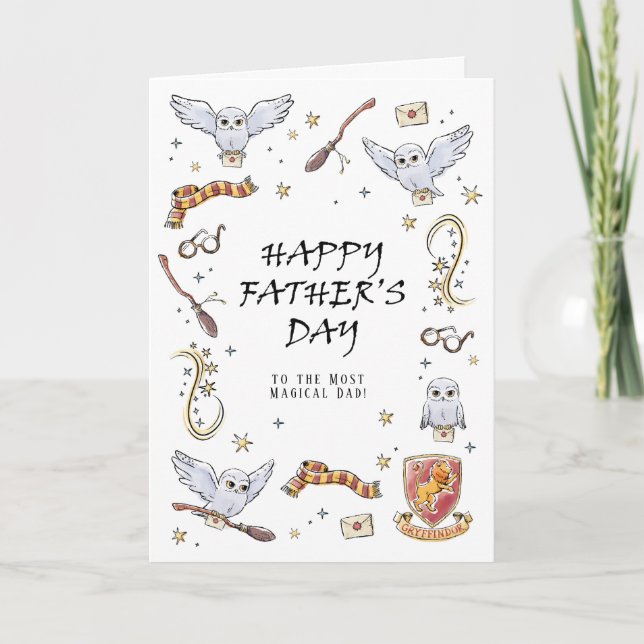 HARRY POTTER™ Happy Father's Day Card (Front)