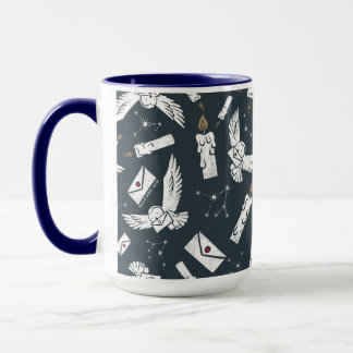 HARRY POTTER™ Hedwig Delivering Letters Pattern Mug
