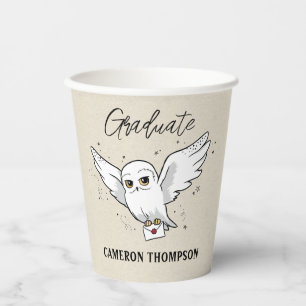 Harry Potter Hedwig Graduation Paper Cups