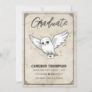 Harry Potter   Hedwig Graduation Party Announcement
