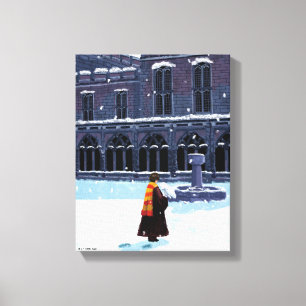 HARRY POTTER™ & Hedwig in HOGWARTS™ Courtyard Canvas Print