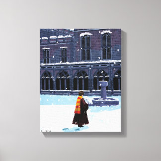 HARRY POTTER™ & Hedwig in HOGWARTS™ Courtyard Canvas Print