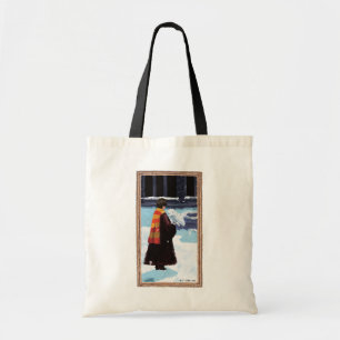 HARRY POTTER™ & Hedwig in HOGWARTS™ Courtyard Tote Bag