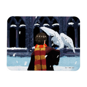 HARRY POTTER™ & Hedwig in the Snow Magnet