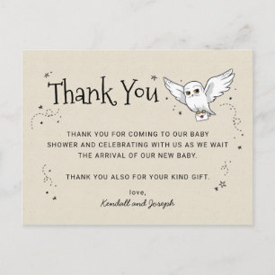 Harry Potter   Hedwig - Thank You Postcard