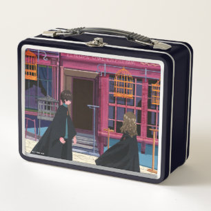 HARRY POTTER™ & Hermione at Eeylops Owl Emporium Metal Lunch Box