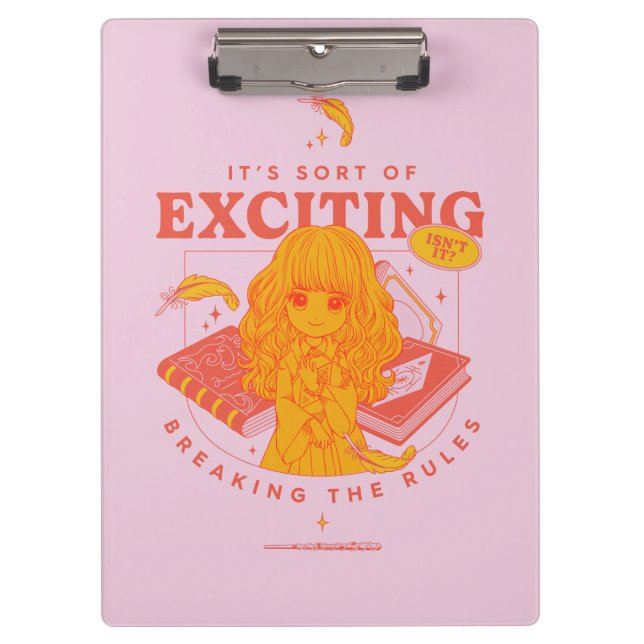 HARRY POTTER™ | Hermione Granger It's Exciting Clipboard (Front)