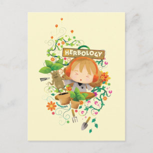 Harry Potter   Hermione Herbology Class Graphic Postcard