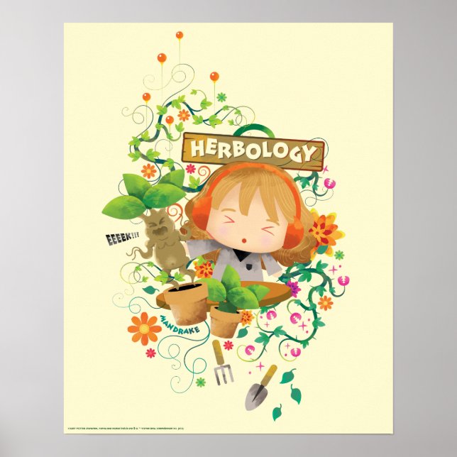 Harry Potter | Hermione Herbology Class Graphic Poster (Front)