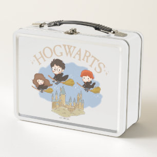 HARRY POTTER™, Hermione, & Ron Fly Over HOGWARTS™ Metal Lunch Box