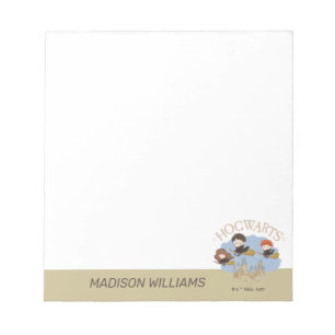 HARRY POTTER™, Hermione, & Ron Fly Over HOGWARTS™ Notepad