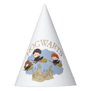 HARRY POTTER™, Hermione, & Ron Fly Over HOGWARTS™ Party Hat