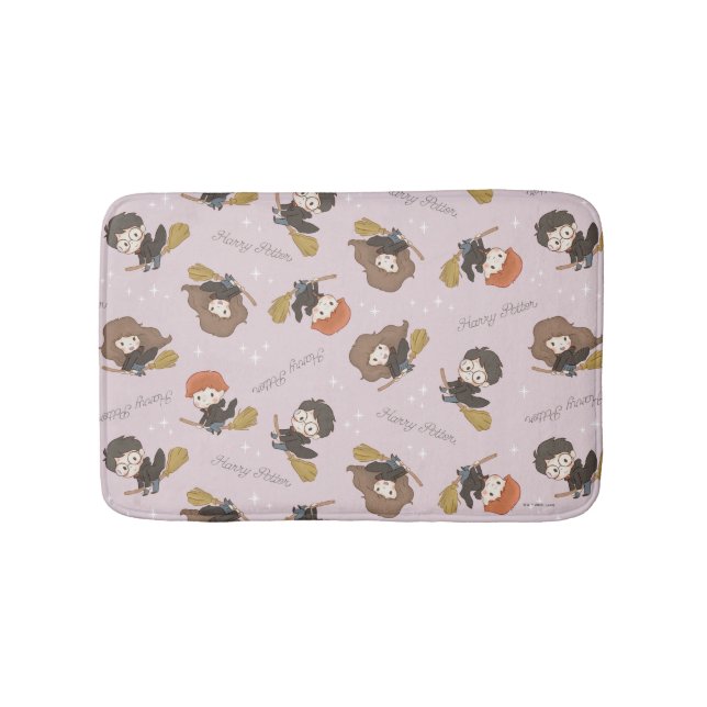 HARRY POTTER™, Hermione, & Ron Flying Pattern Bath Mat (Front)
