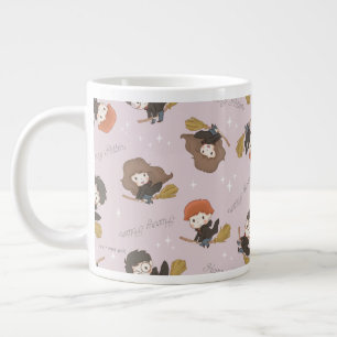 HARRY POTTER™, Hermione, & Ron Flying Pattern Large Coffee Mug