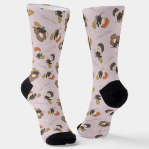 HARRY POTTER™, Hermione, & Ron Flying Pattern Socks