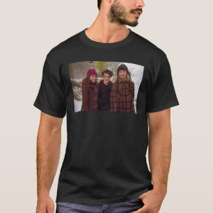 Harry Potter Hermione Ron Harry Snow Portrait  T-Shirt