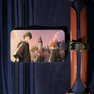 HARRY POTTER™ Hermione & Ron HOGWARTS™ Anime Scene Luggage Tag