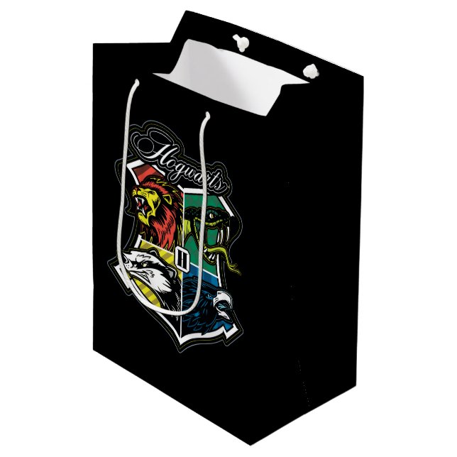 HARRY POTTER™ | HOGWARTS™ Athletic Badge Medium Gift Bag (Front Angled)