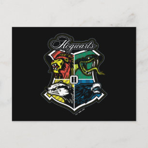 HARRY POTTER™ HOGWARTS™ Athletic Badge Postcard