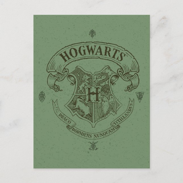 Harry Potter | Hogwarts Banner Crest Postcard (Front)