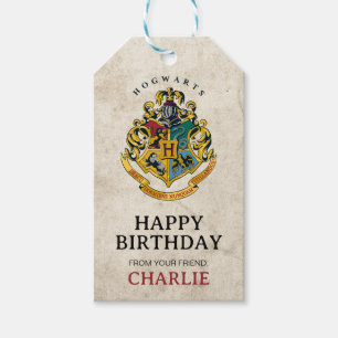 Harry Potter Hogwarts Birthday From Gift Tags