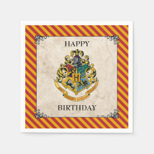 Harry Potter   Hogwarts Birthday Napkin