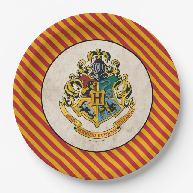 Harry Potter | Hogwarts Birthday Paper Plate (Front)