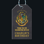 Harry Potter | Hogwarts Birthday Thank You Favour Gift Tags<br><div class="desc">Show your appreciation in magical style with these Harry Potter-themed thank you favour gift tags. Featuring the iconic Hogwarts crest and whimsical Wizarding World-inspired details,  they are perfect for adding a personal touch to party favours while expressing your gratitude to guests.</div>