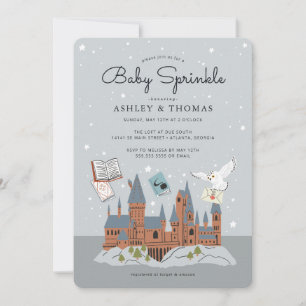 Harry Potter   Hogwarts Castle Baby Sprinkle Invitation