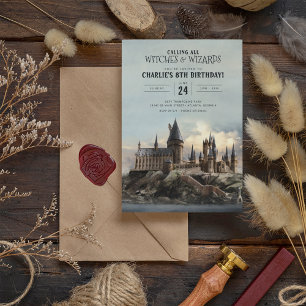 Harry Potter   Hogwarts Castle Birthday Invitation