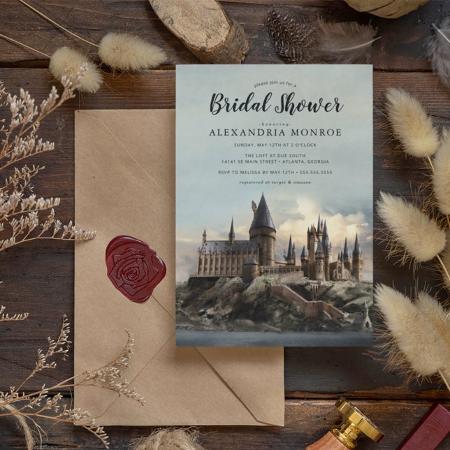 Harry Potter | Hogwarts Castle Bridal Shower Invitation (Creator Uploaded)
