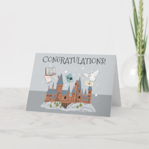Harry Potter   Hogwarts Castle Congratulations Card