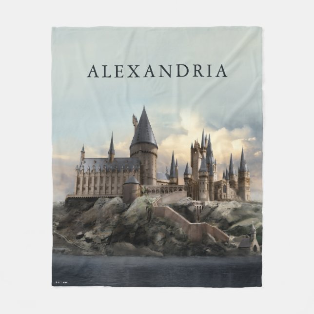 Harry Potter | Hogwarts Castle Daytime Fleece Blanket (Front)