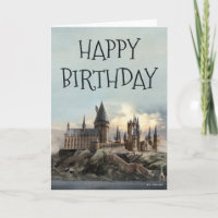 Harry Potter Hogwarts Castle Happy Birthday