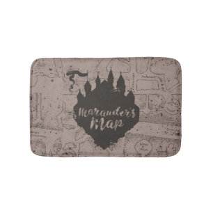 Harry Potter   HOGWARTS™ Castle Marauder's Map Bath Mat