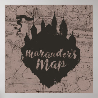 Harry Potter | HOGWARTS™ Castle Marauder's Map Poster
