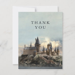 Harry Potter Hogwarts Castle Thank You Card