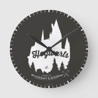 Harry Potter | HOGWARTS™ Castle Typography Round Clock