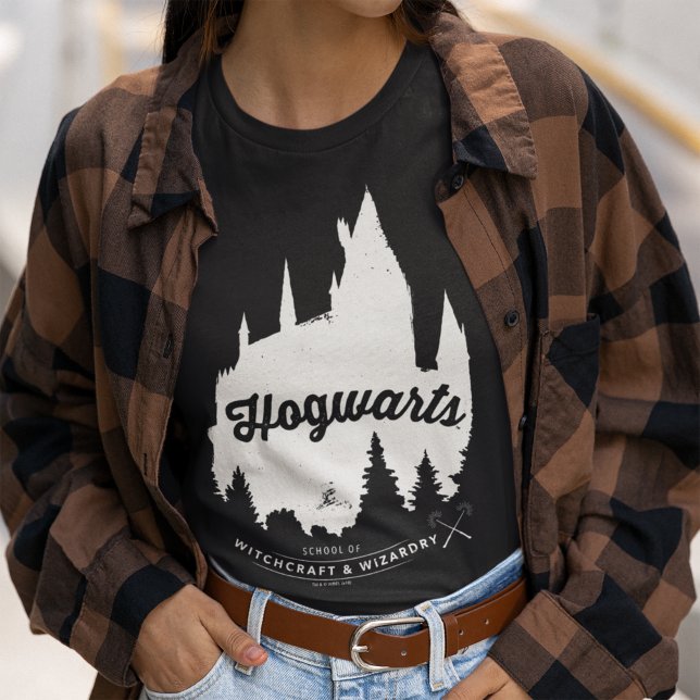 Harry Potter | HOGWARTS™ Castle Typography Tri-Blend Shirt (Creator Uploaded)