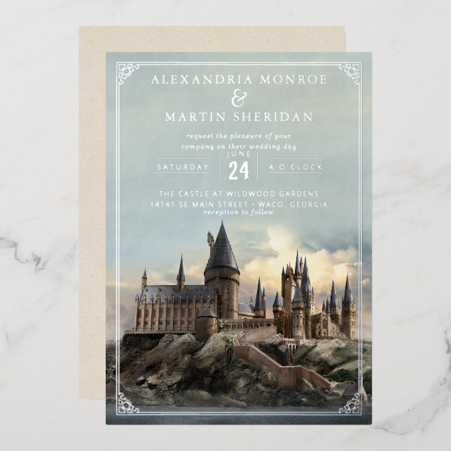Harry Potter | Hogwarts Castle Wedding (Front/Back)