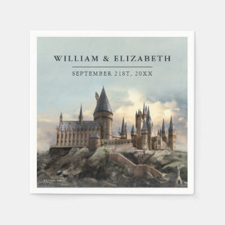 Harry Potter | Hogwarts Castle Wedding Napkin