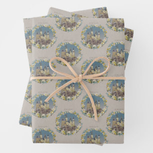 HARRY POTTER™   HOGWARTS™ CASTLE WRAPPING PAPER SHEET