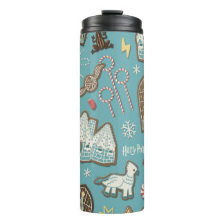 HARRY POTTER™ HOGWARTS™ Christmas Cookie Pattern Thermal Tumbler