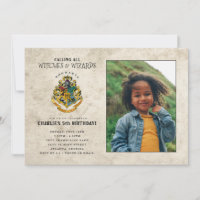Harry Potter Hogwarts Crest Birthday - Photo