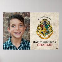 Harry Potter Hogwarts Crest Birthday