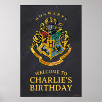 Harry Potter Hogwarts Crest Birthday